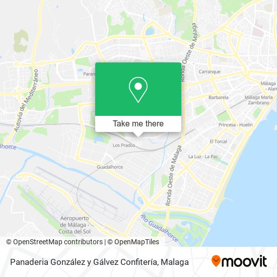 Panaderia González y Gálvez Confitería map