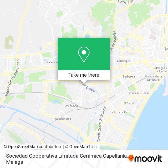 Sociedad Cooperativa Limitada Cerámica Capellanía map