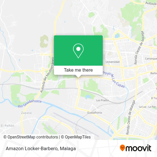 Amazon Locker-Barbero map