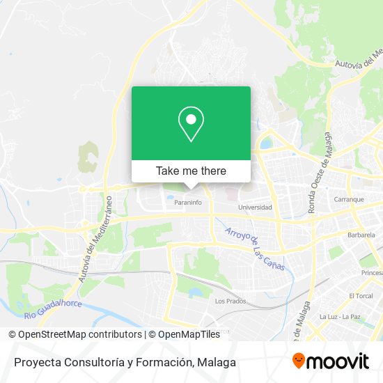 Proyecta Consultoría y Formación map