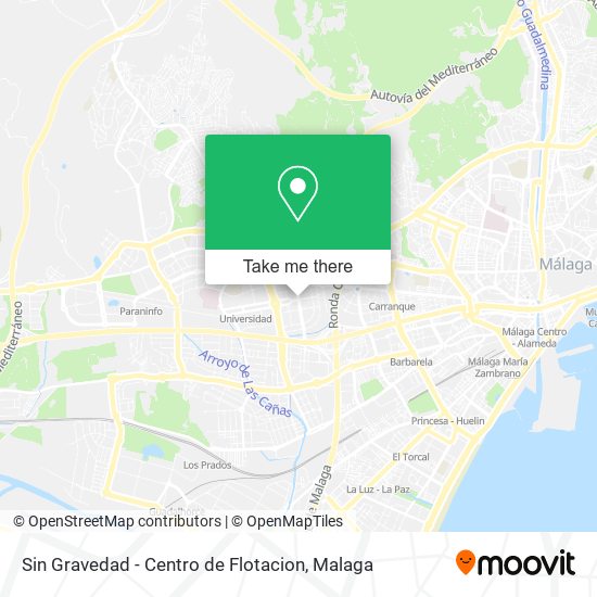 mapa Sin Gravedad - Centro de Flotacion