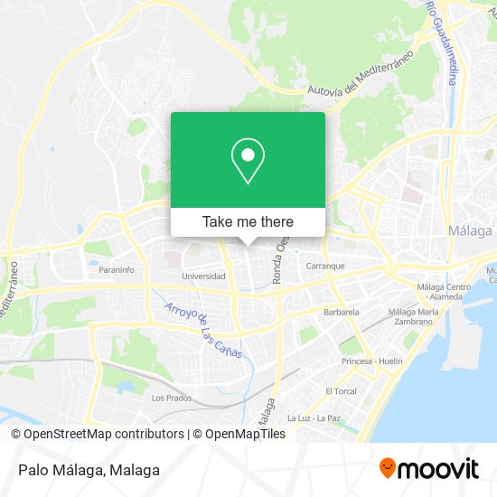 Palo Málaga map