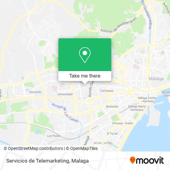 Servicios de Telemarketing map