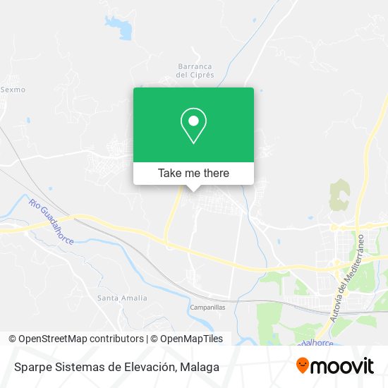 Sparpe Sistemas de Elevación map