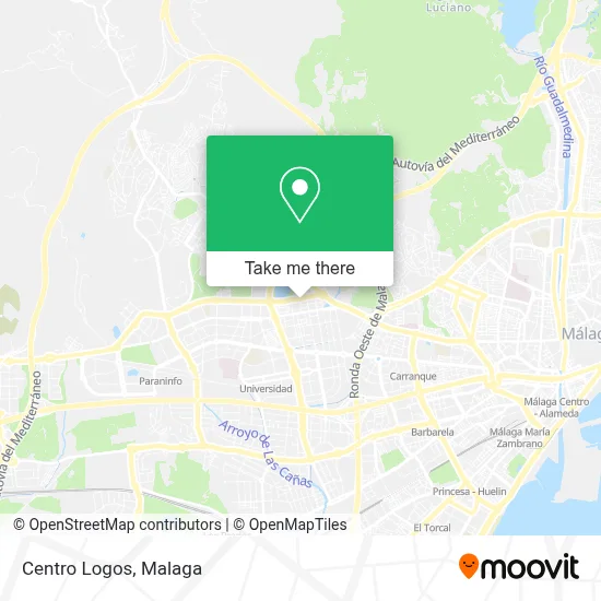 Centro Logos map