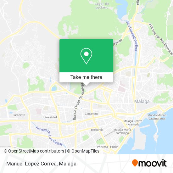 Manuel López Correa map