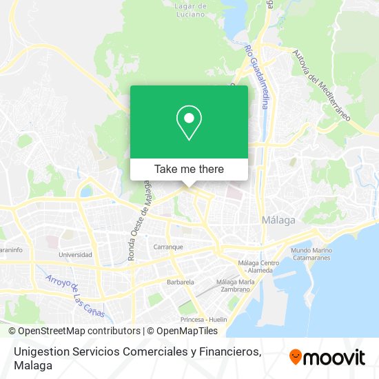 Unigestion Servicios Comerciales y Financieros map