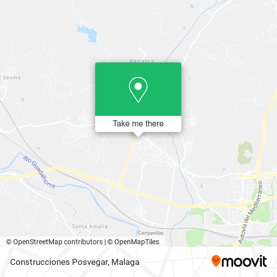 Construcciones Posvegar map