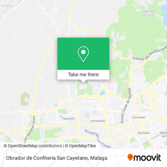 Obrador de Confitería San Cayetano map