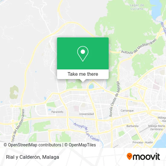 Rial y Calderón map