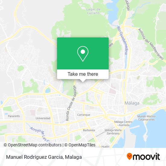 Manuel Rodríguez Garcia map