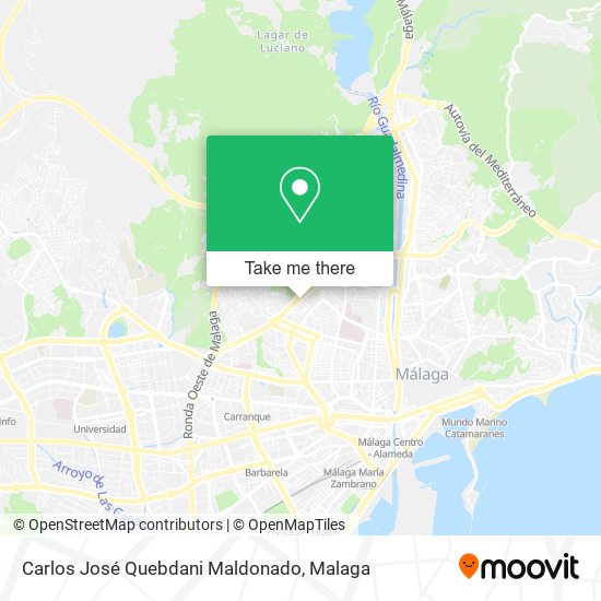 Carlos José Quebdani Maldonado map