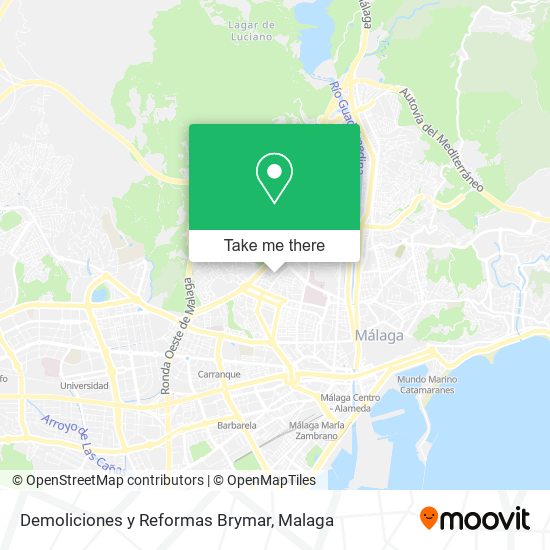 Demoliciones y Reformas Brymar map