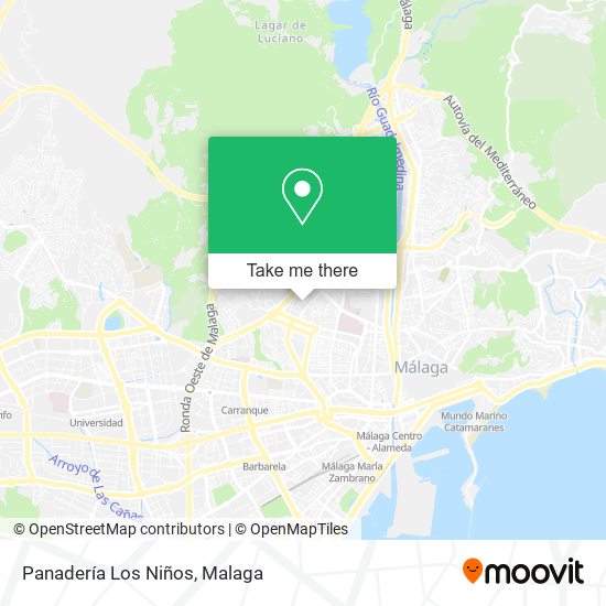 Panadería Los Niños map