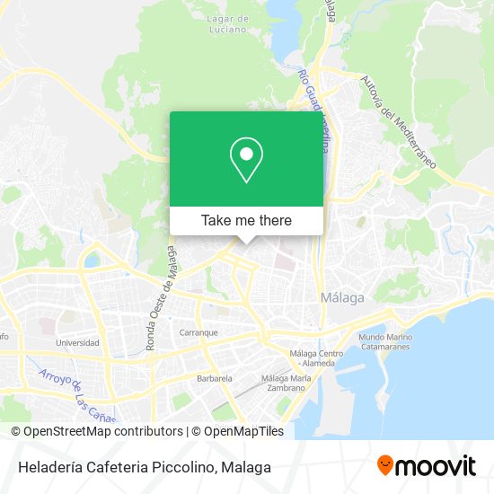 Heladería Cafeteria Piccolino map