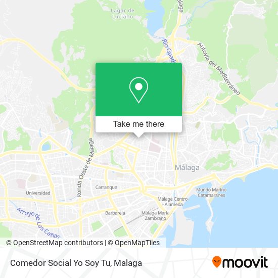 Comedor Social Yo Soy Tu map