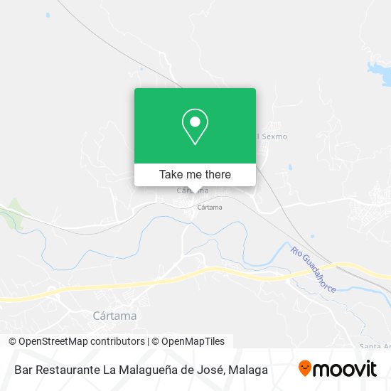 Bar Restaurante La Malagueña de José map