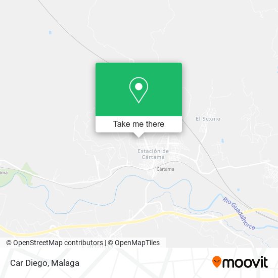 Car Diego map