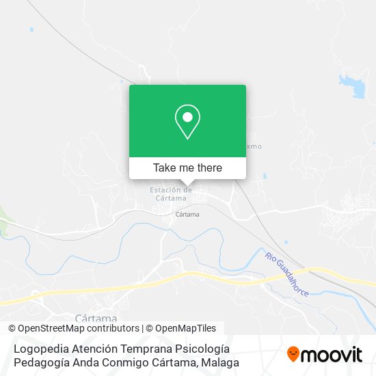 Logopedia Atención Temprana Psicología Pedagogía Anda Conmigo Cártama map