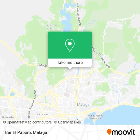 Bar El Papero map