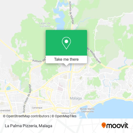 La Palma Pizzería map