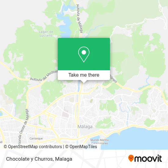 Chocolate y Churros map