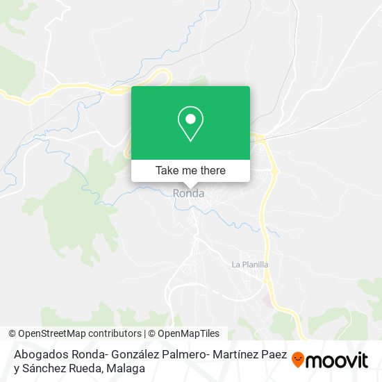 Abogados Ronda- González Palmero- Martínez Paez y Sánchez Rueda map