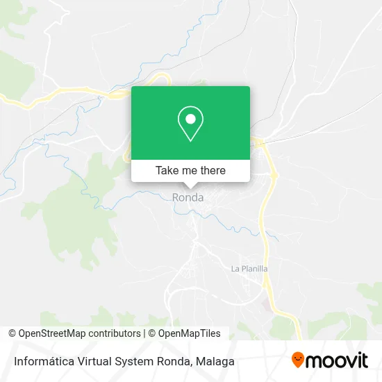 Informática Virtual System Ronda map