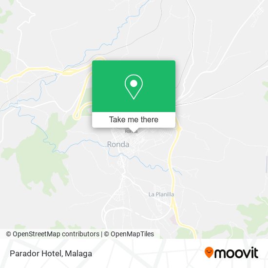 Parador Hotel map