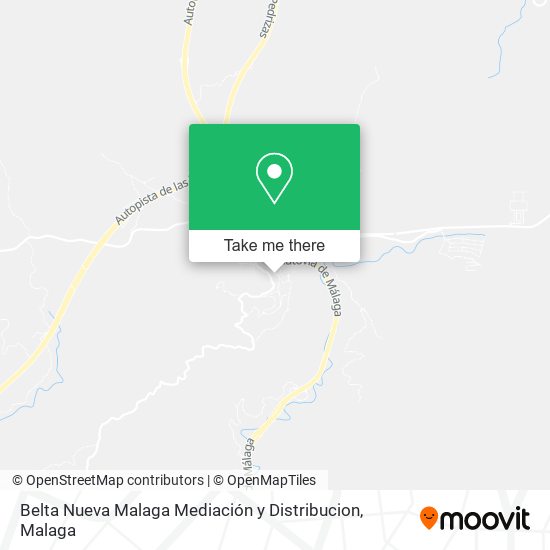 Belta Nueva Malaga Mediación y Distribucion map