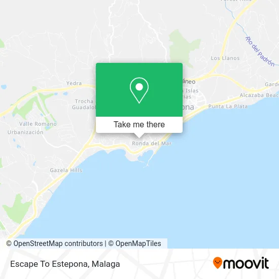 Escape To Estepona map