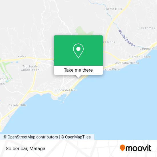 Solbericar map