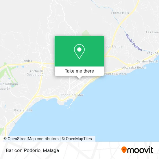 Bar con Poderío map