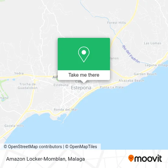 Amazon Locker-Momblan map