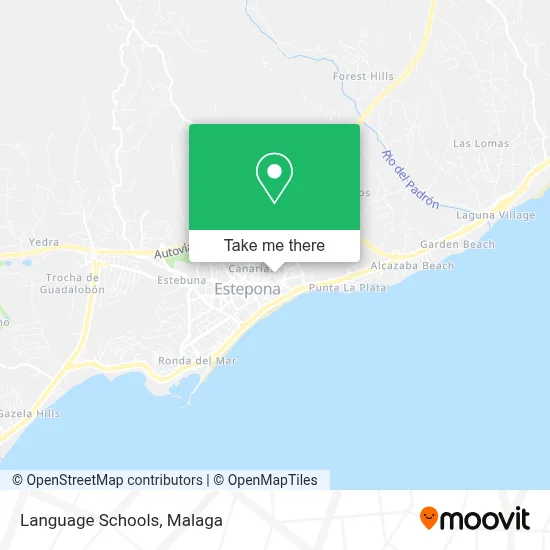Language Schools map