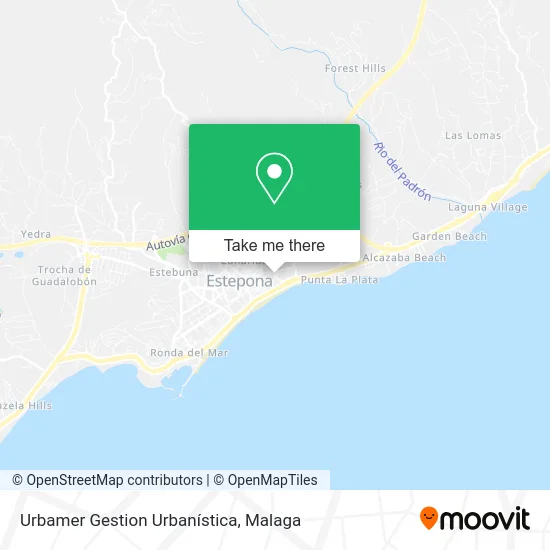 Urbamer Gestion Urbanística map