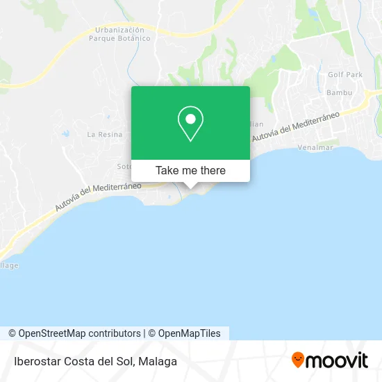 Iberostar Costa del Sol map