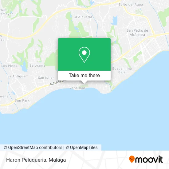 Haron Peluquería map