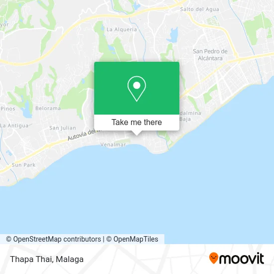 Thapa Thai map