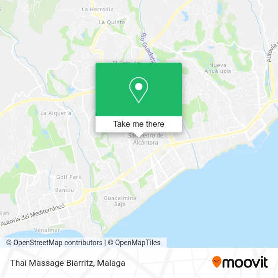 Thai Massage Biarritz map