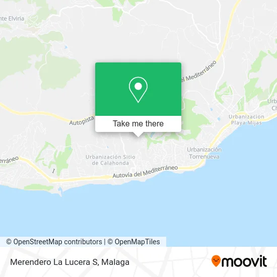 Merendero La Lucera S map