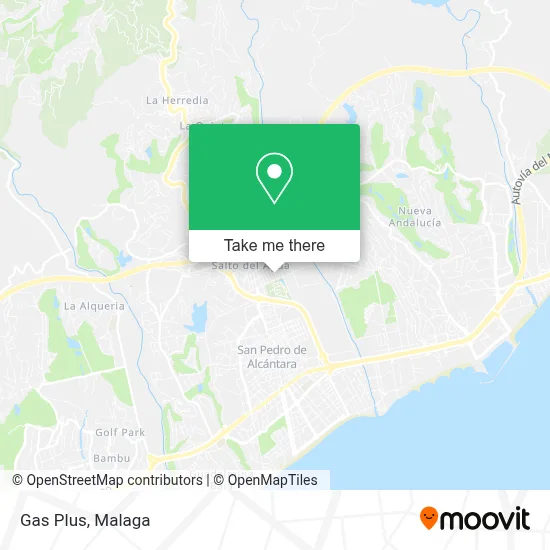 Gas Plus map