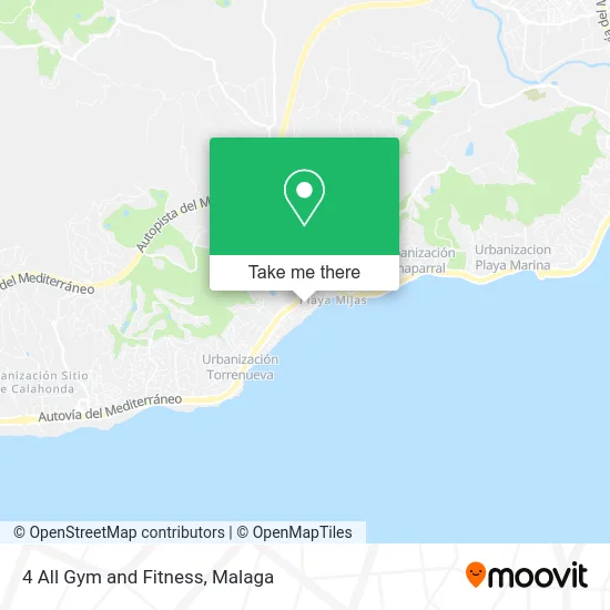 mapa 4 All Gym and Fitness