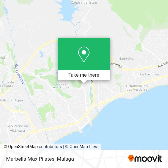 Marbella Max Pilates map