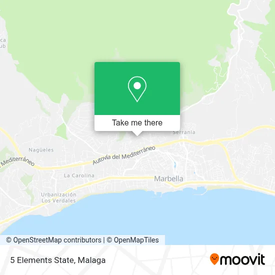 5 Elements State map