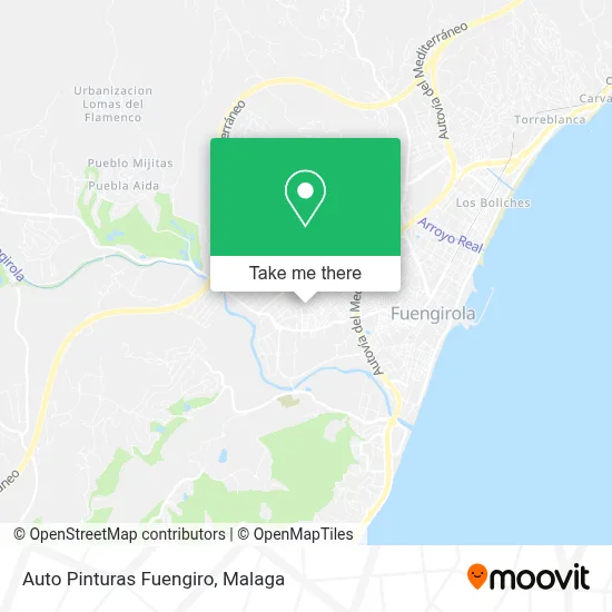 Auto Pinturas Fuengiro map