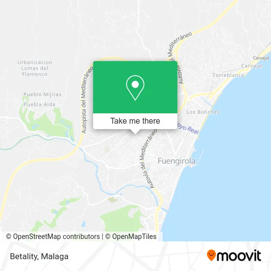 Betality map