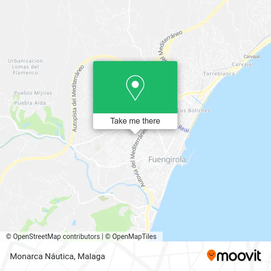 Monarca Náutica map