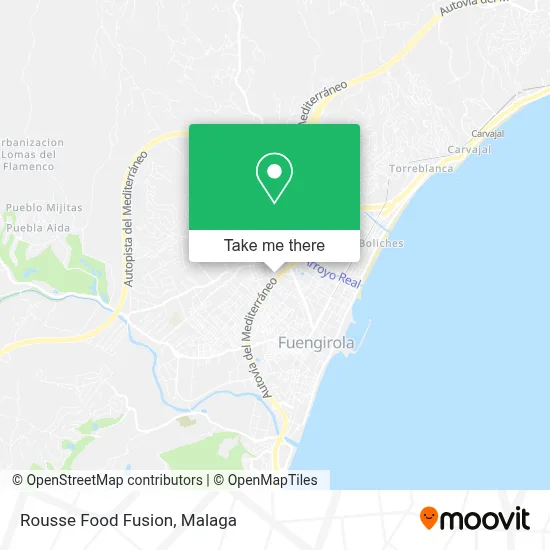 Rousse Food Fusion map