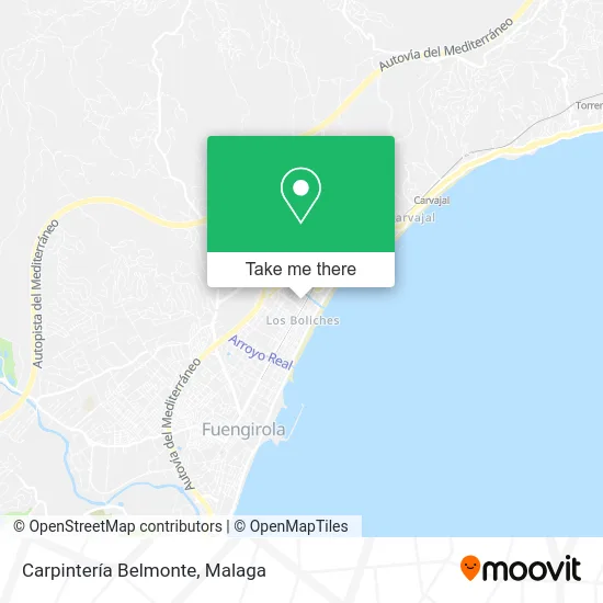 Carpintería Belmonte map